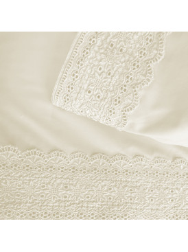 Sábana Illusions 180H Broderie 10P Ivory