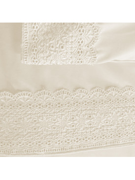 Sábana Illusions 180H Broderie  15P Ivory