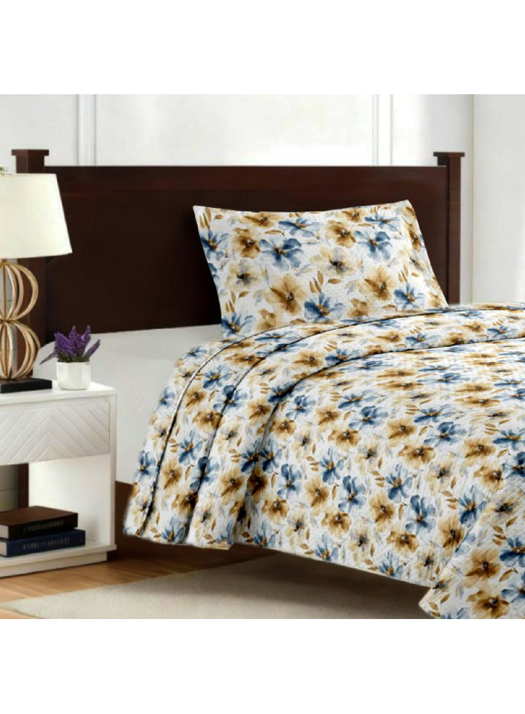 Quilt Breda 15P Celeste