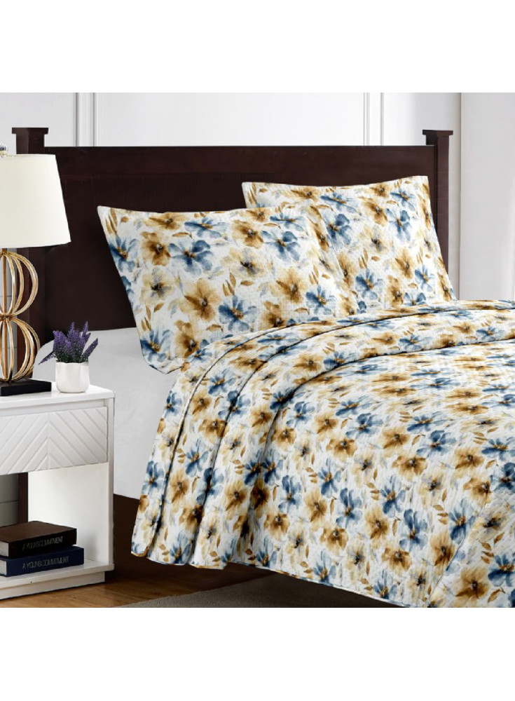 Quilt Breda 25P Celeste