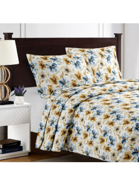 Quilt Breda 30P Celeste