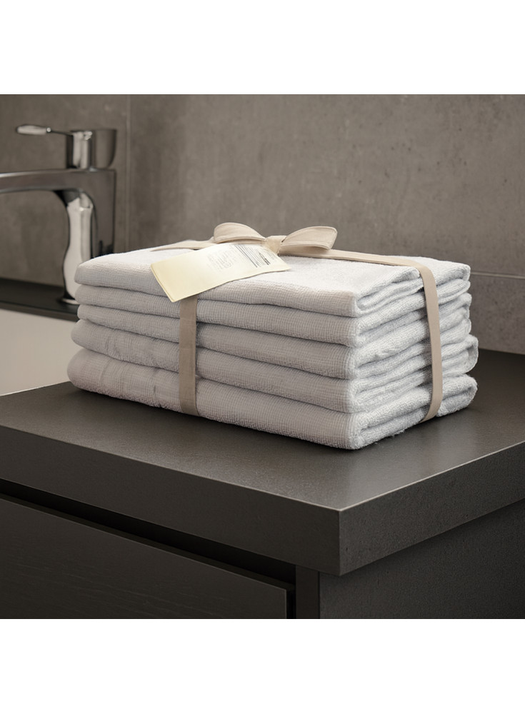 Set 6 Toallas Valencia Blanco