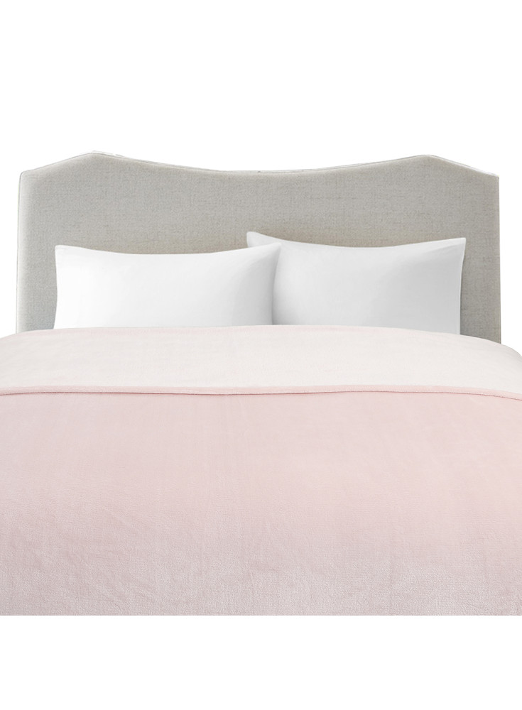 Frazada Flannel Illusions Rosa 1.5P