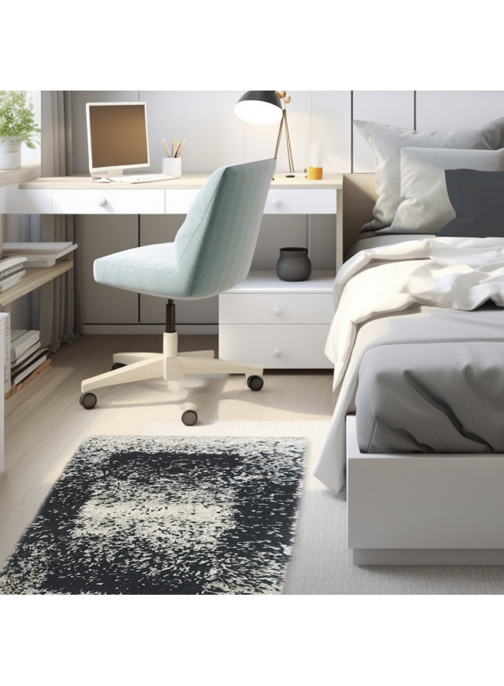 Shaggy Melange 50x100 Negro