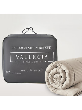 Plumón Valencia Embossed Oak Queen