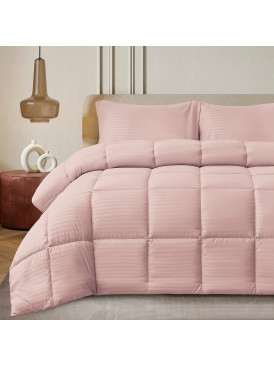 Plumón Valencia Embossed Rosa Super King