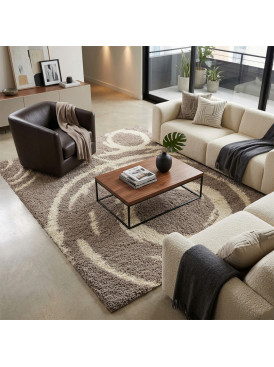 Shaggy Infinity 133x180 Beige