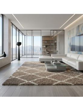 Shaggy Cell Beige 150x200