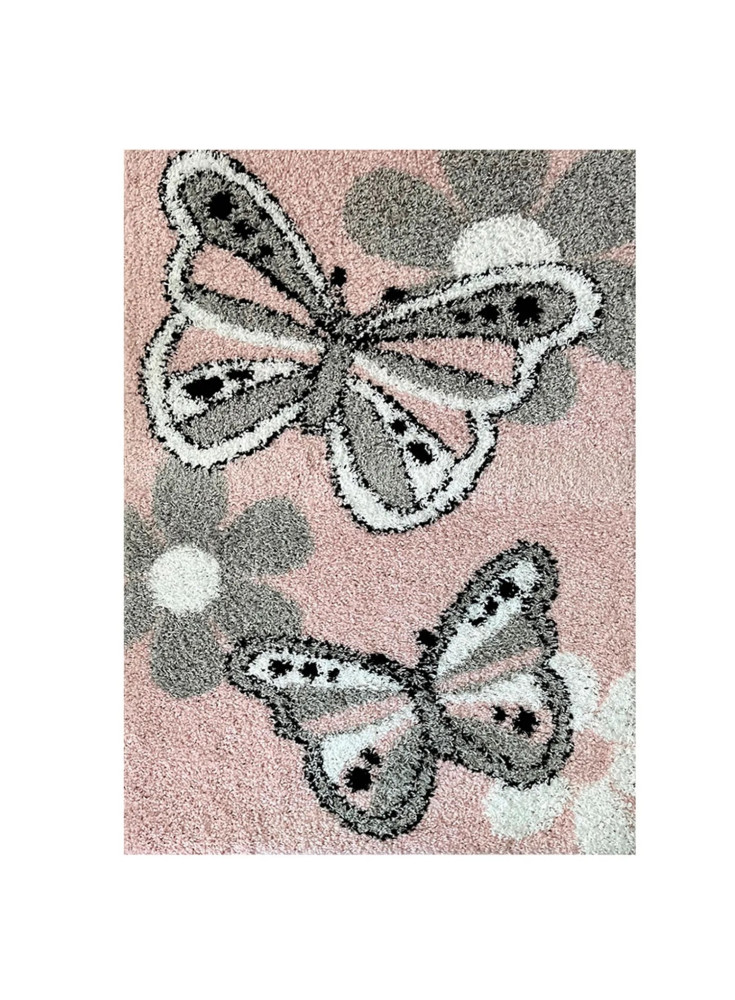 Shaggy Infantil Butterfly 80x150