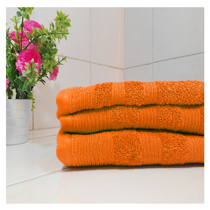 Toalla de baño naranja, juego de toallas de baño naranja, toallas